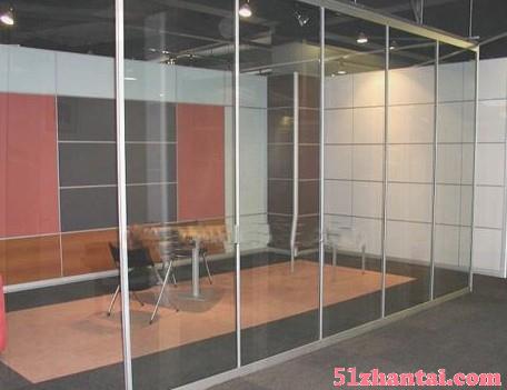 大兴区专业安装玻璃隔断门 办公室玻璃隔断定做安装-图2