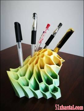 3D打印笔筒|德鲁克笔筒|送领导|创意|个性|可定制-图3