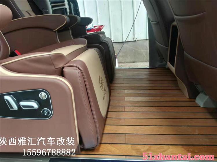 西安商务车内饰改装，别克GL8改装航空座椅、沙发床-图3