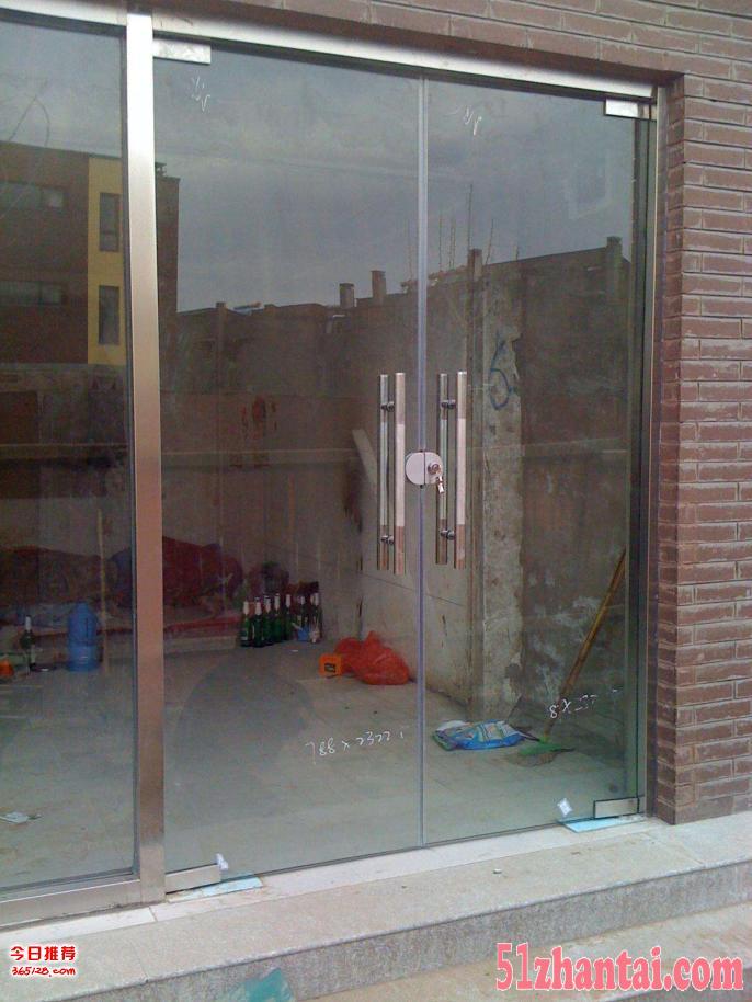 西安维修玻璃门，地弹簧安装，玻璃拉手更换-图4
