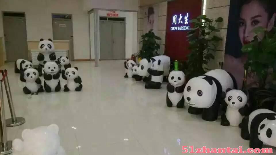 南京玻璃钢大熊猫展租赁-图2