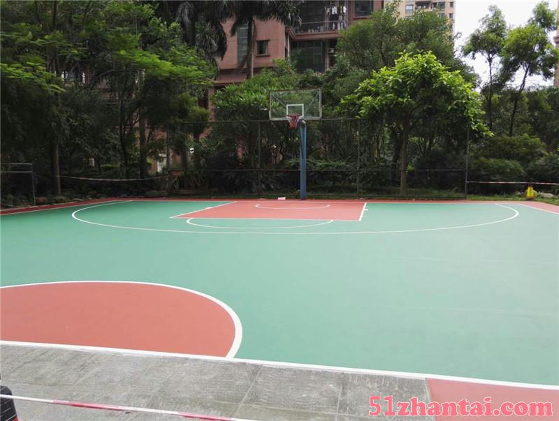广州篮球场地坪施工 篮球场地铺设 君诚丽装篮球场工程-图3