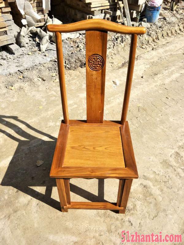 明清古典实木椅，中式官帽椅-图1