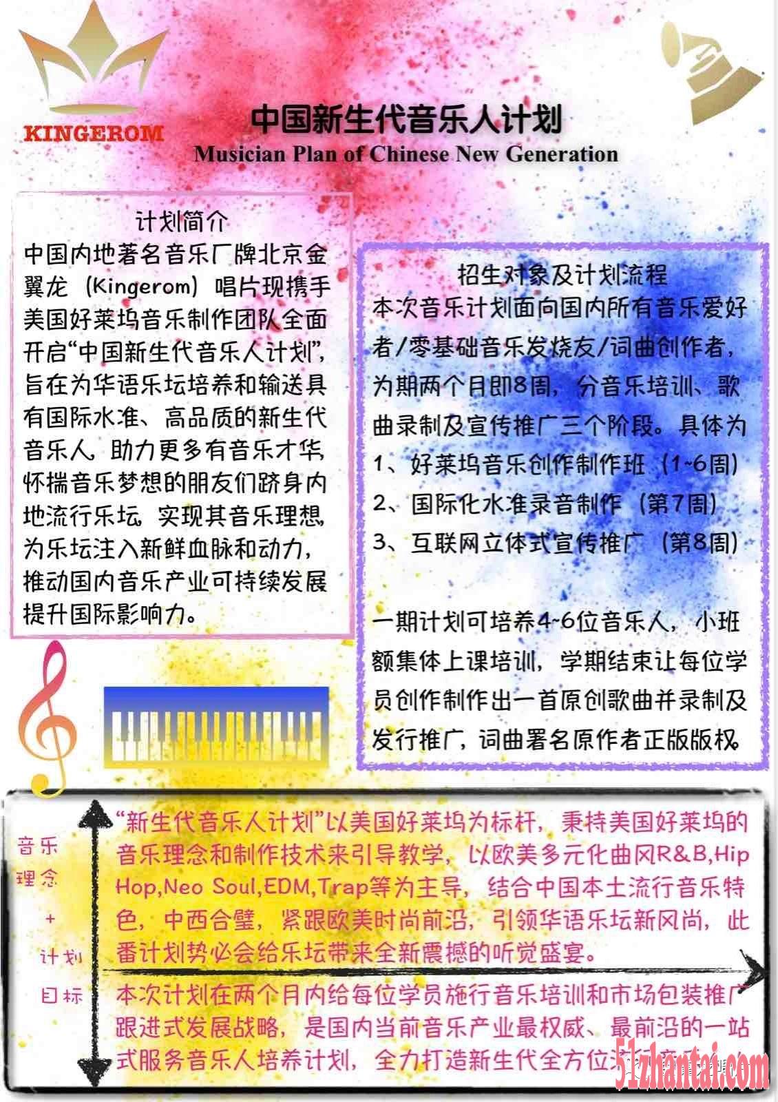 “中国新生代原创音乐人计划”报名-图1