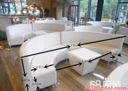 半圆沙发凳租赁，单人沙发凳租赁，1.8米沙发凳租赁-图3