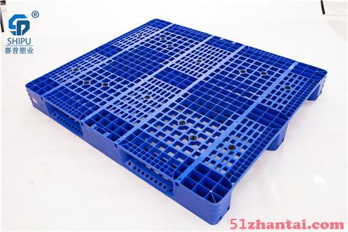 蓝色新料网格单面加厚塑胶卡板规格-图2