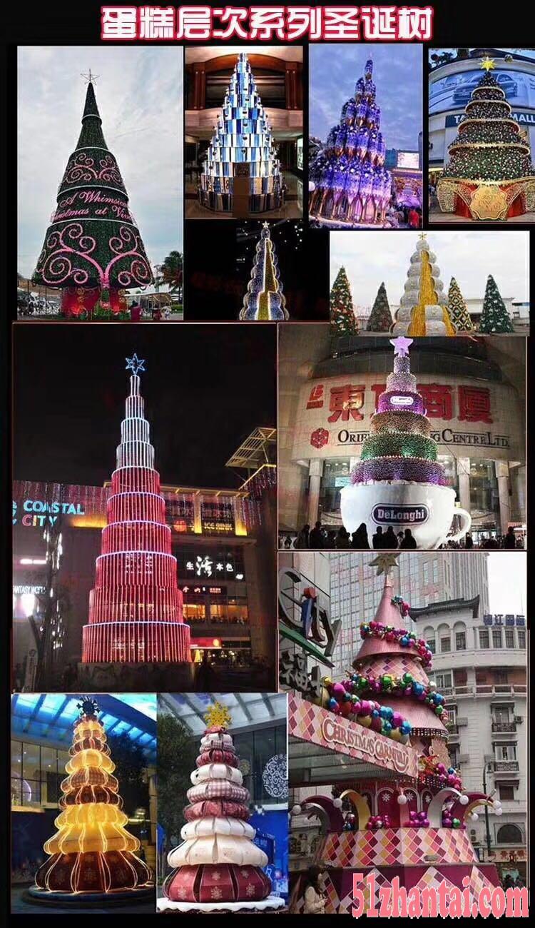 济南圣诞节大型发光圣诞树出租出售厂家公司-图3