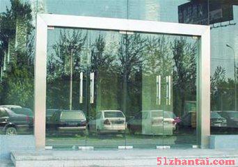 西安钢化玻璃门，推拉门，电子锁门维修更换-图2
