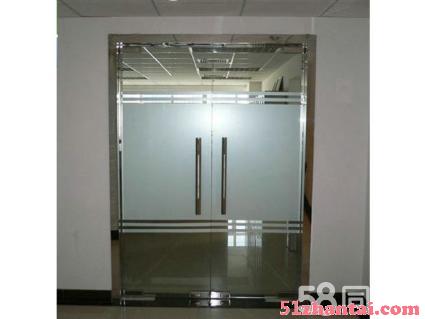 高新区安装维修玻璃门，安装电子锁-图1