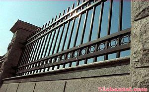 天津和平区安装定制铁艺大门别墅围栏钢结构旋转楼梯设计-图2