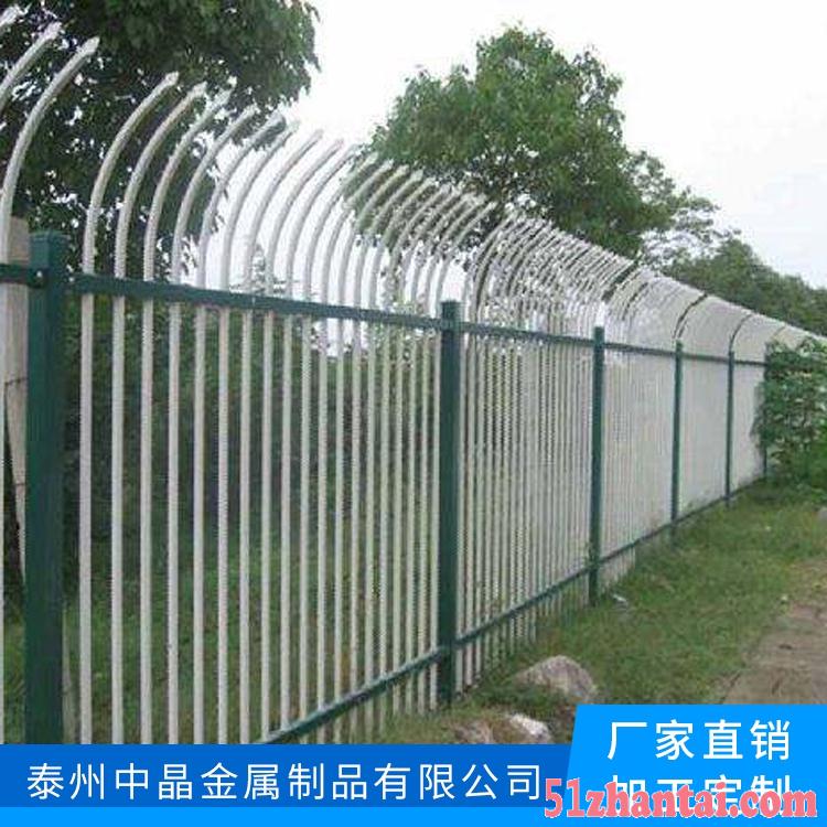 灰色两横杆锌钢田园庭院围墙护栏生产厂家-图2