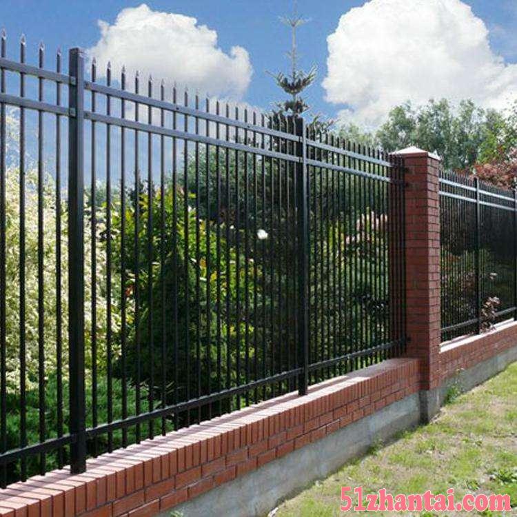 东丽区安装铁艺围栏围墙护栏定做铁艺大门-图2