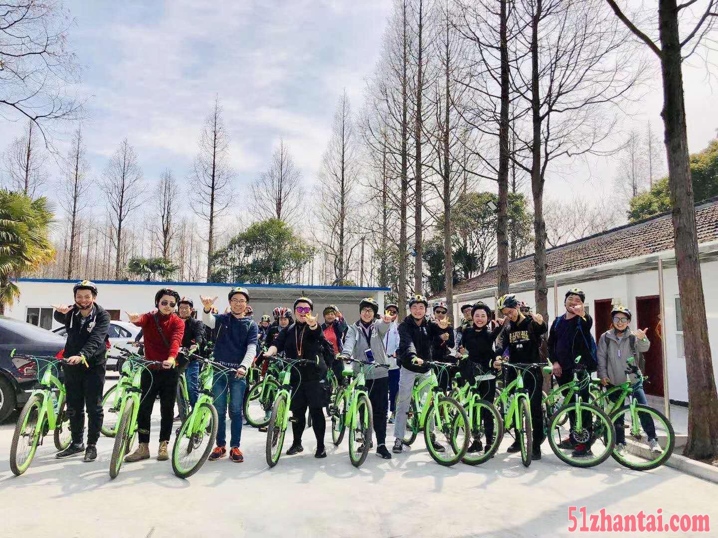 上海长兴岛骑行亲子旅游感受户外美好风光童车双人车提供-图2